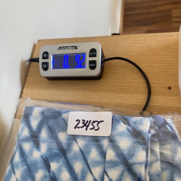 Banana Republic Skirt Womens 2 Blue Tie Dye Chevron Mini Stretch Twill Pencil - Picture 10 of 10